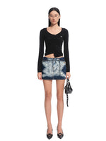 Volcano Denim Mini Skirt