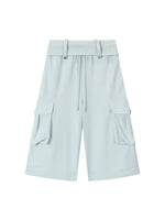Waffle Cargo Cropped Pants