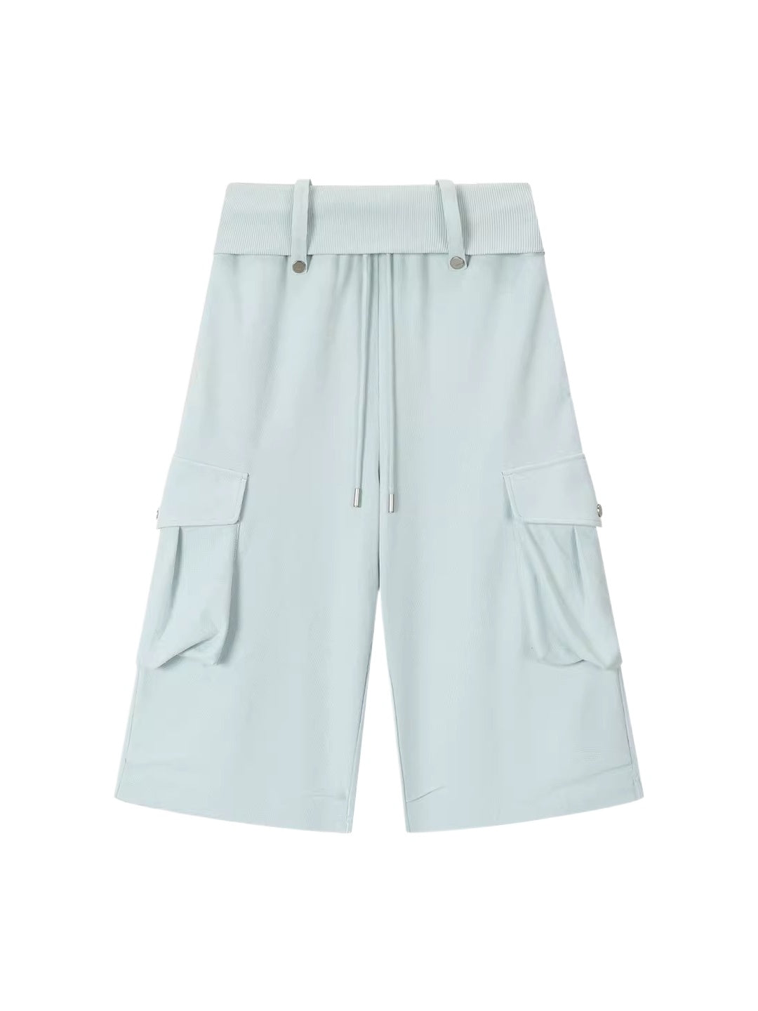 Waffle Cargo Cropped Pants