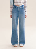 French Lace Wide Leg Jeans