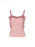 Spliced Bow Loose Sling Vest