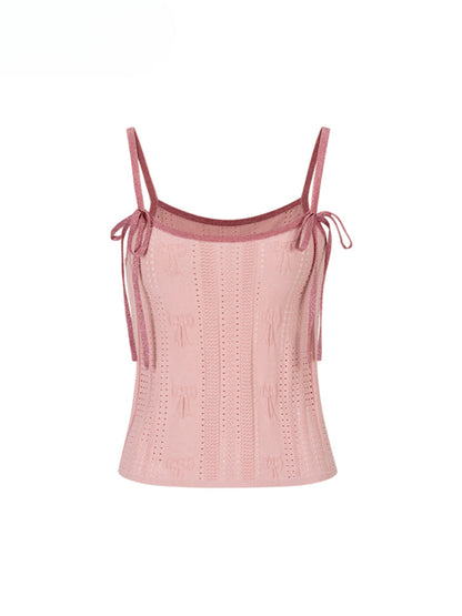 Spliced Bow Loose Sling Vest