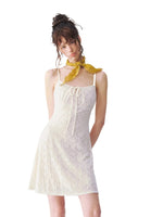 Jacquard Texture Slip Dress