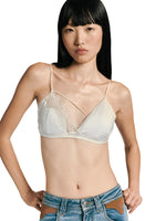 Silk Lace Triangle Bralette