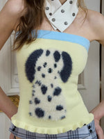 Faux Fur Dog Tube Top