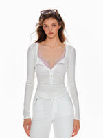 Lace Innerwear Layered Mesh Top Set