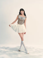 Lace Trim Short Sleeve T-shirt