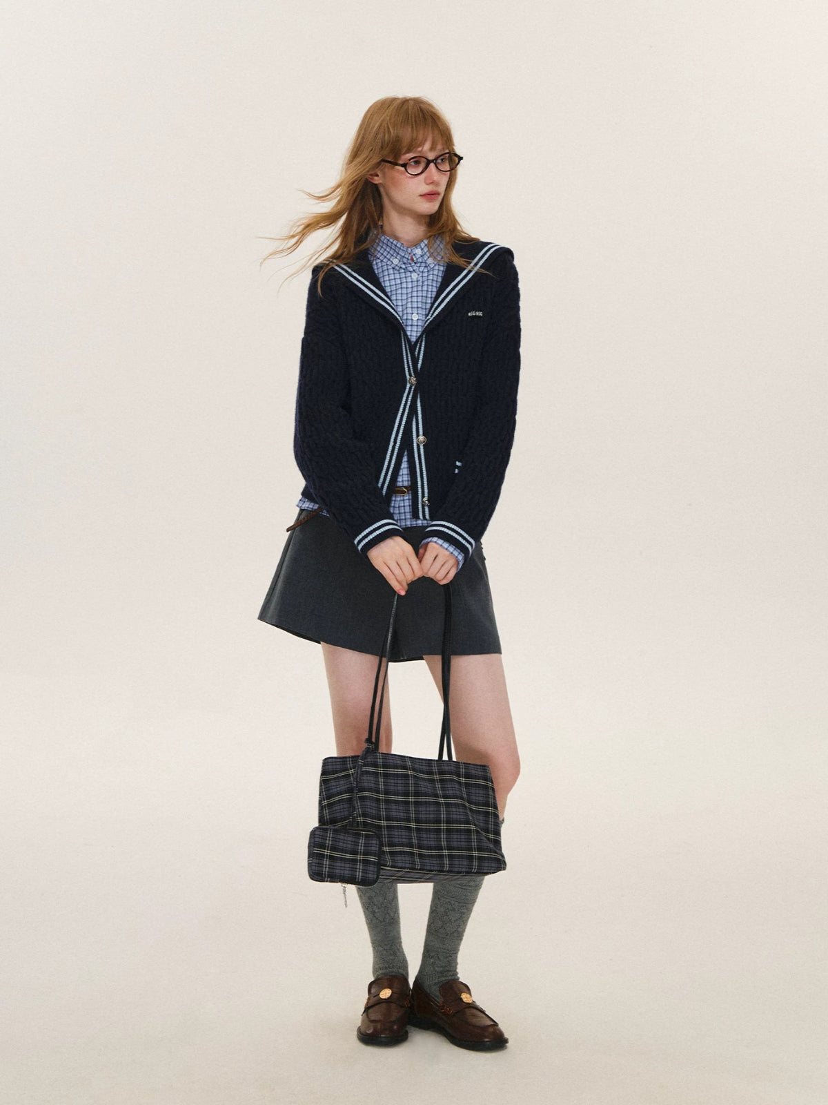 Ruffle Pocket Tailored A-Line Shorts