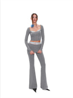 Sheer Lace Knit Set