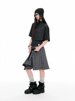 Korean Cape Layered T-Shirt