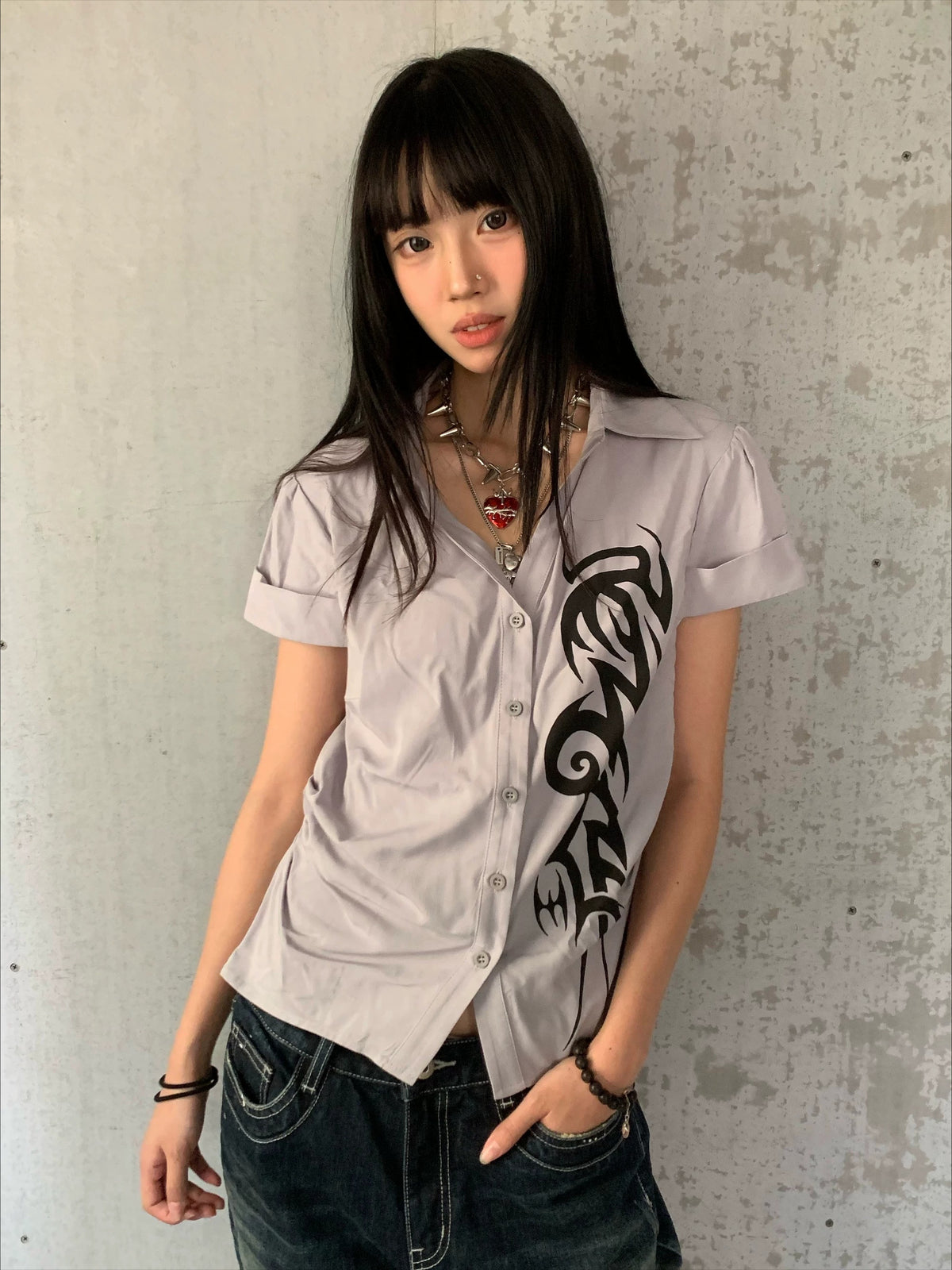 Vintage Printed Shirt