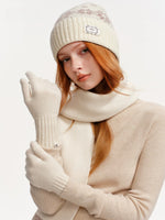Fair Isle Wool Accessories Set