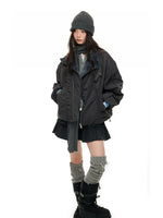 Double Sided Fleece Padded Coat