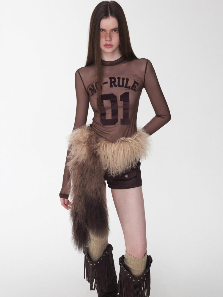 Suede Studded Cargo Shorts