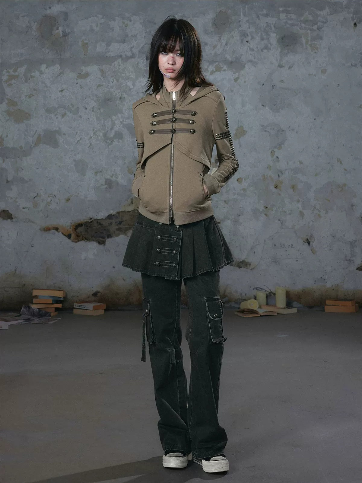 Vintage Washed Napoleon Cargo Pants