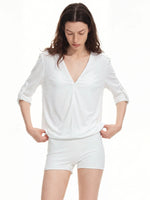 Classic Half Zip Utility Romper