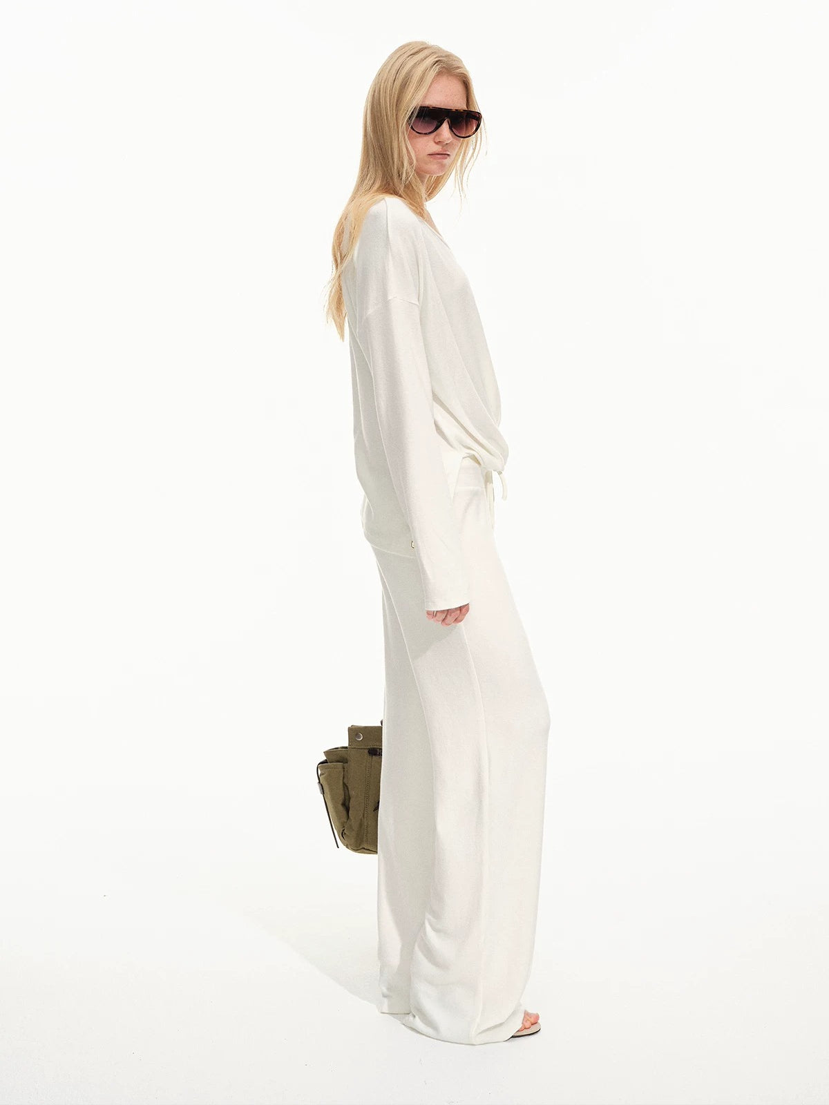 Twist Top &amp; Lounge Pants Set