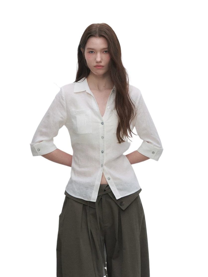 Lyocell Linen Commuter Shirt