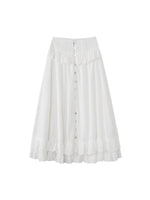 French Eyelet Skirt Set