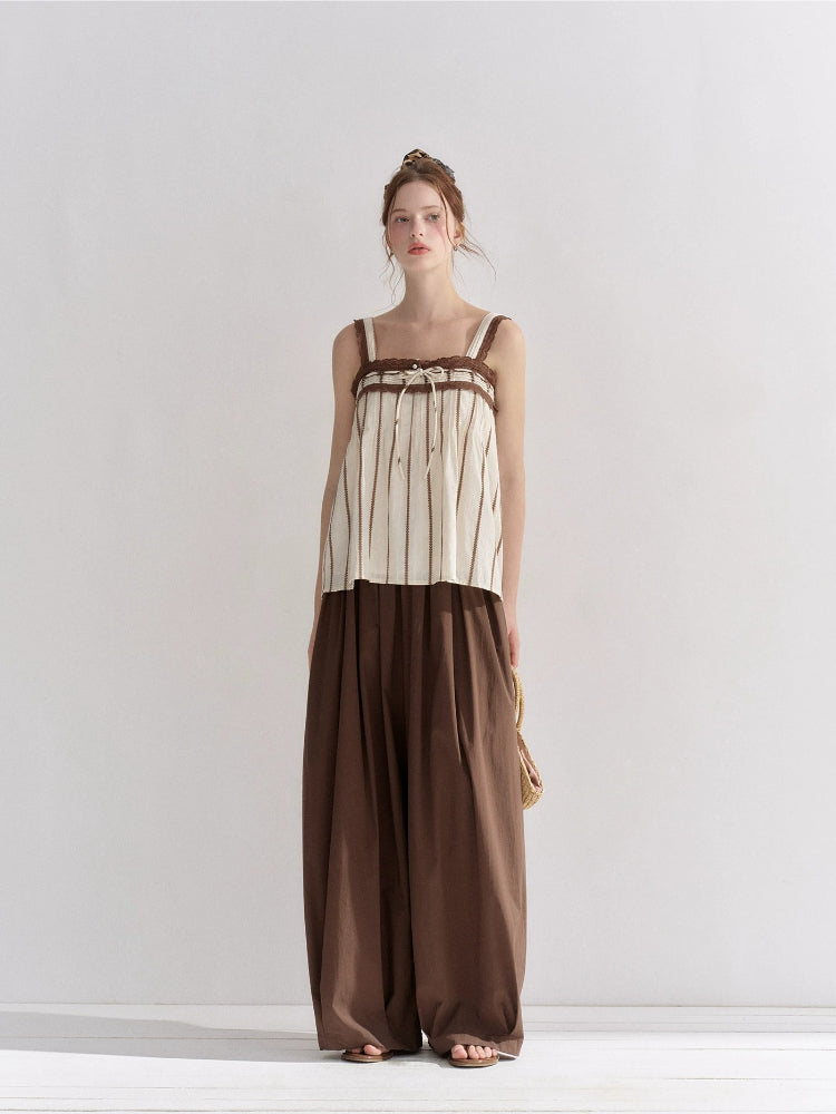Pleated Balloon Pants