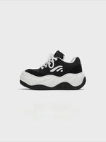 Black Wave Platform Sneakers