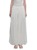 Shell Button Tencel Balloon Pants