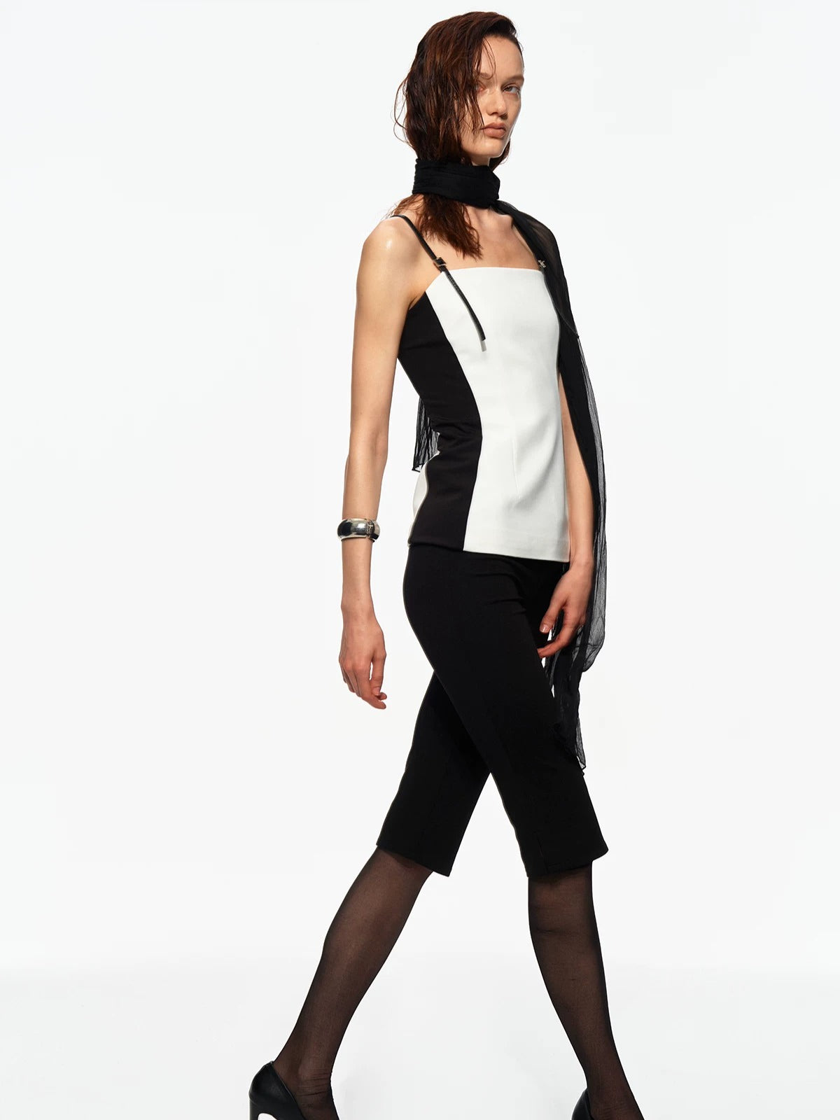 Split Capri Pants