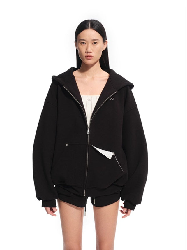 Black Wilderness Hoodie Jacket