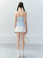 Ruched Cami & Cardigan Set
