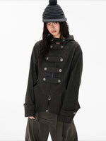 Napoleon Hooded Denim Jacket