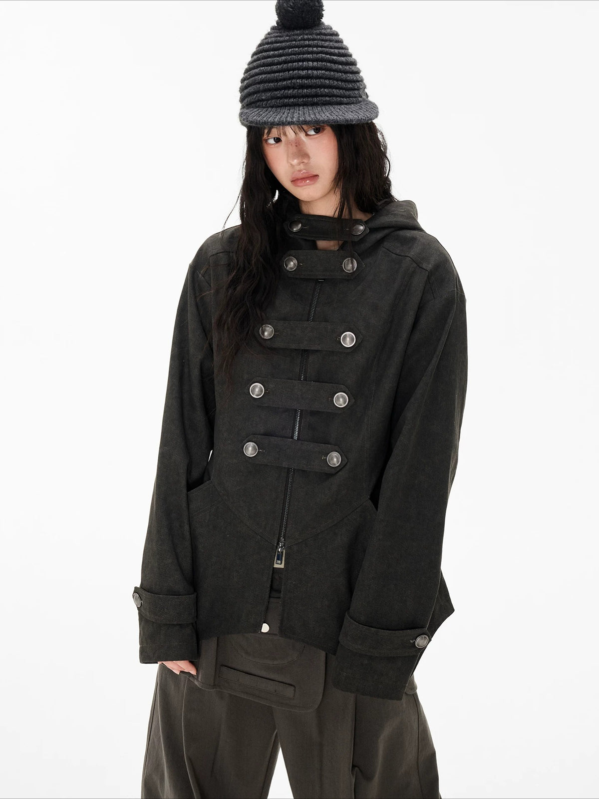 Napoleon Hooded Denim Jacket