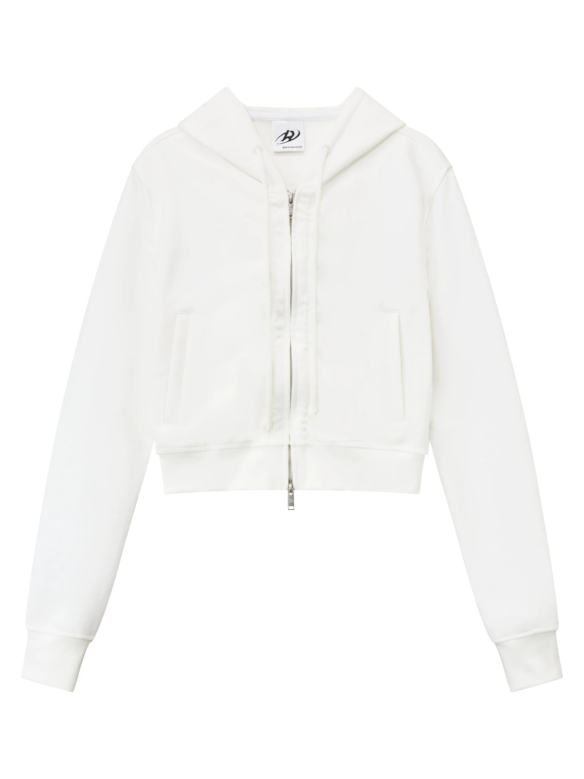 Ruched Hoodie Jacket