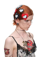 Snoopy Heart Acetate Hair Clip