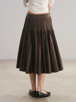 Lace Ruffle Blouse & Skirt Set