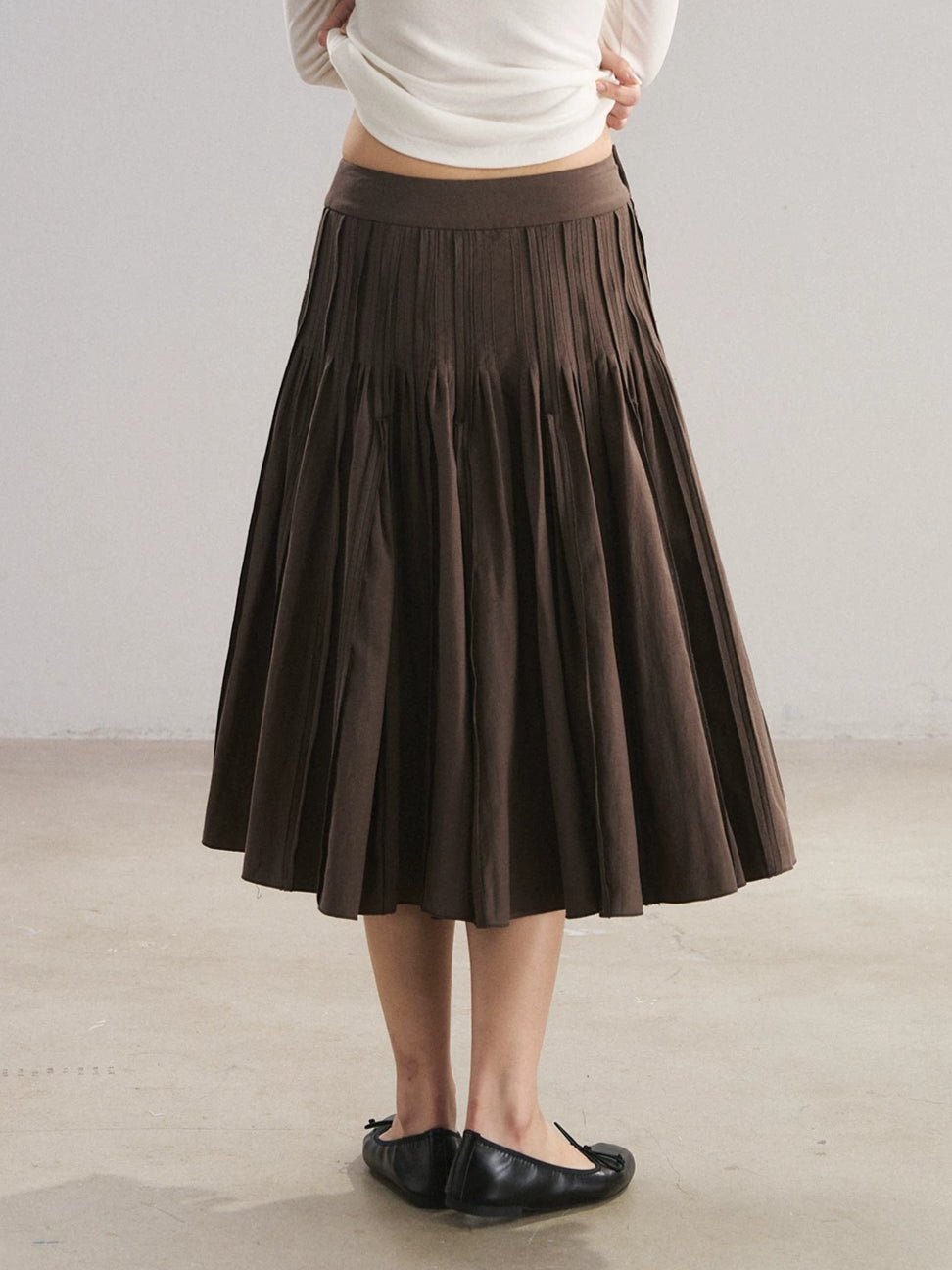 Lace Ruffle Blouse &amp; Skirt Set