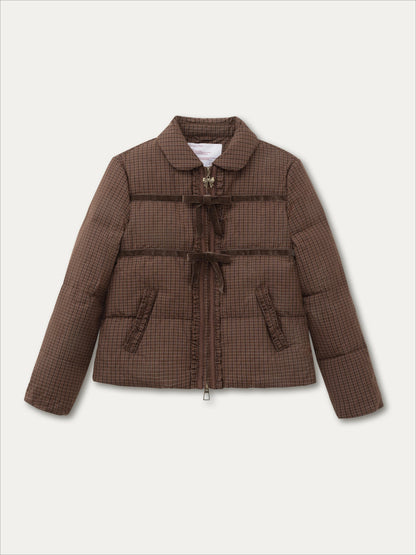 Velvet Winter Bow Down Jacket