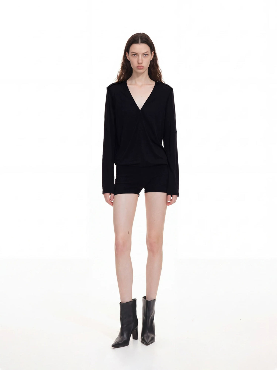 Classic Half Zip Utility Romper