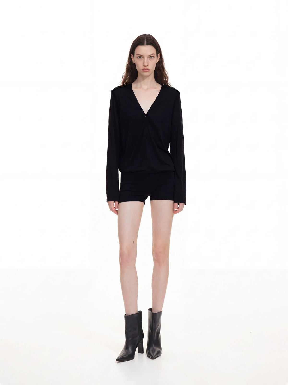 Classic Half Zip Utility Romper