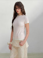 Contrast Slim Tee