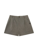 Vintage Houndstooth Collar Two Piece Set