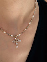Cross Sparkling Silver Necklace