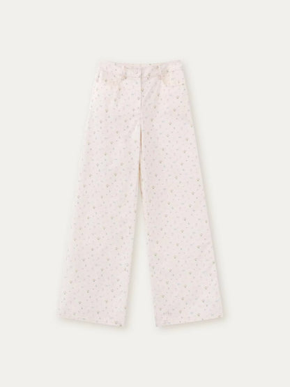 Floral Straight Leg Pants