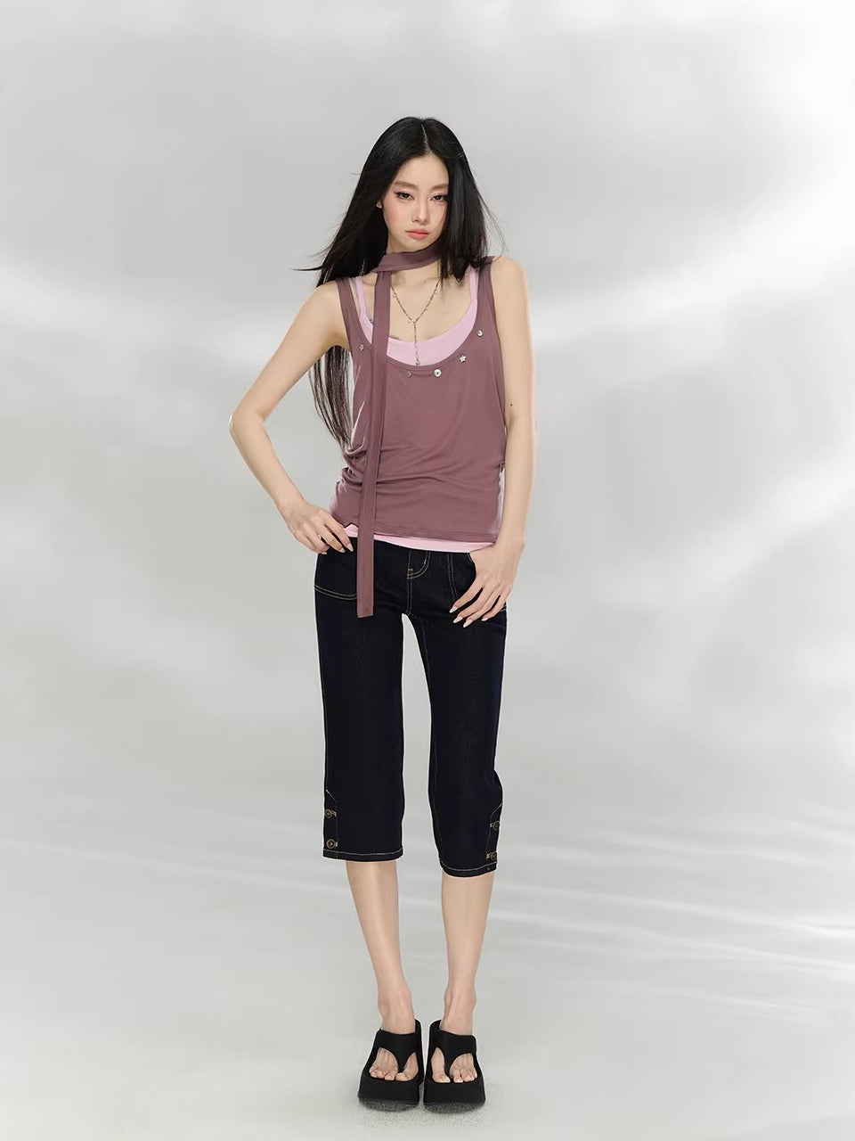 Ribbon Two‑Piece Tank Set