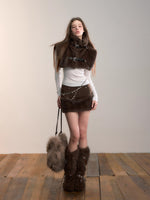 Faux Fur Cape Vest