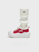 Red Platform Sneakers