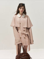 Detachable Cape Trench Coat