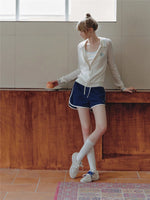 Wool Knit Zip Cardigan