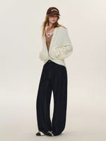 Soft Boucle Batwing Cocoon Cardigan