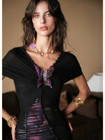 Butterfly Mesh Bodycon Dress