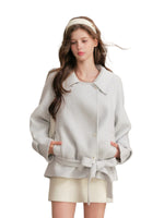 Double Faced Wool Lapel Coat
